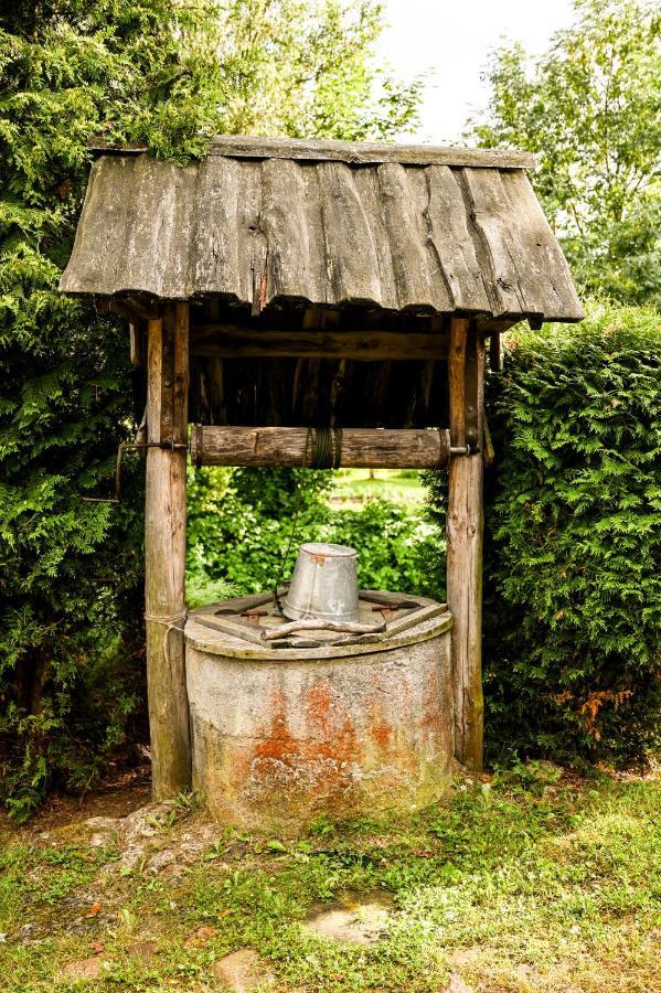Idilliska Latgaliesu Lauku Maja Ar Melno Pirti Villa Aglona Exteriör bild