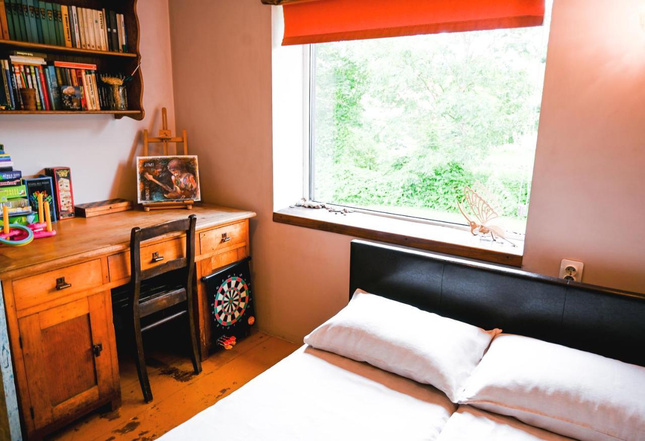 Idilliska Latgaliesu Lauku Maja Ar Melno Pirti Villa Aglona Exteriör bild